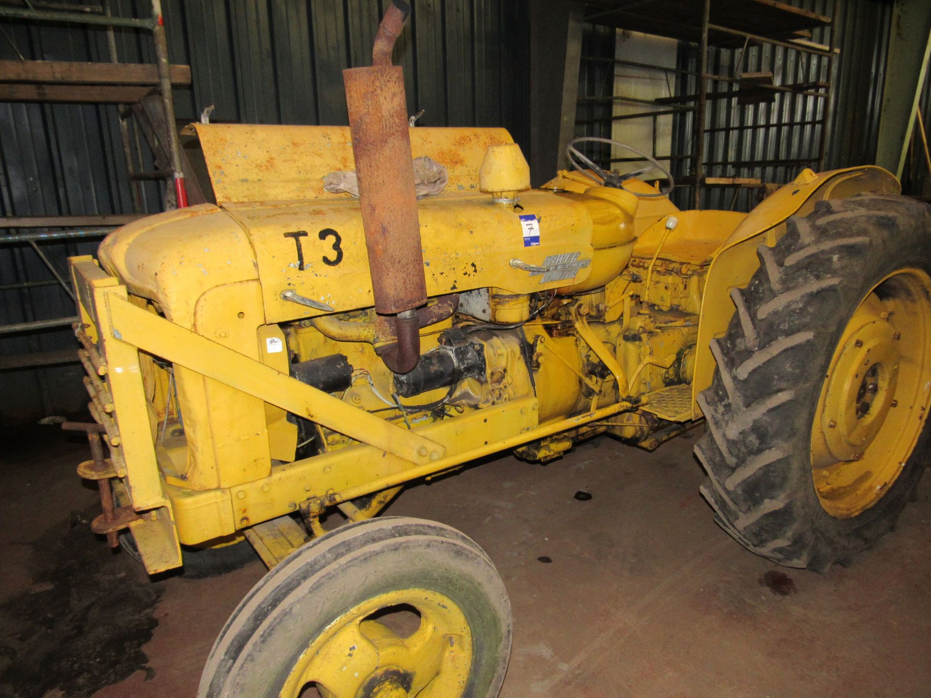 Fordson Power Major Industrial Vintage Tractor - Image 3 of 11