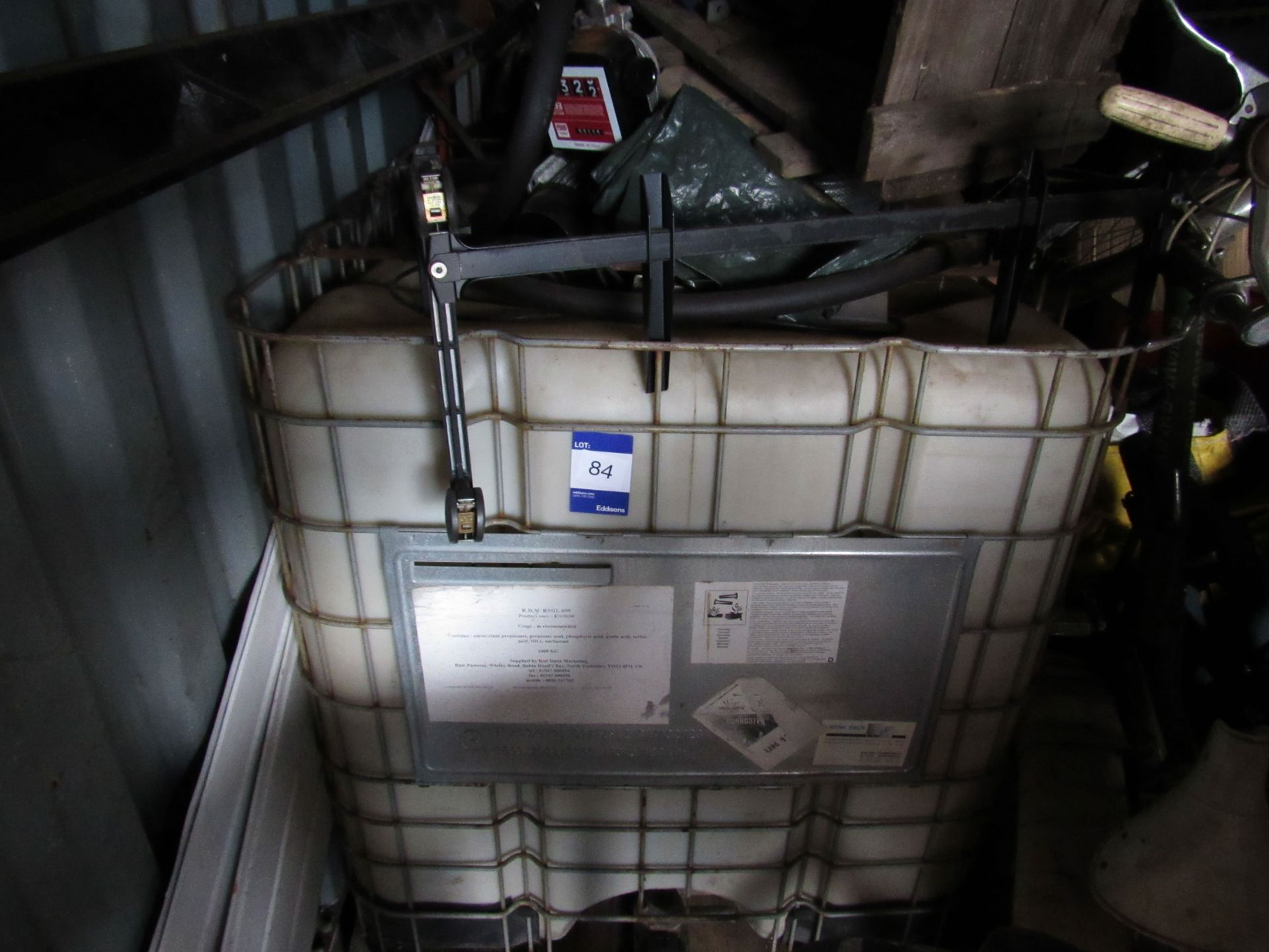 Empty IBC, Used to hold Diesel with fuel dispensin - Image 2 of 4