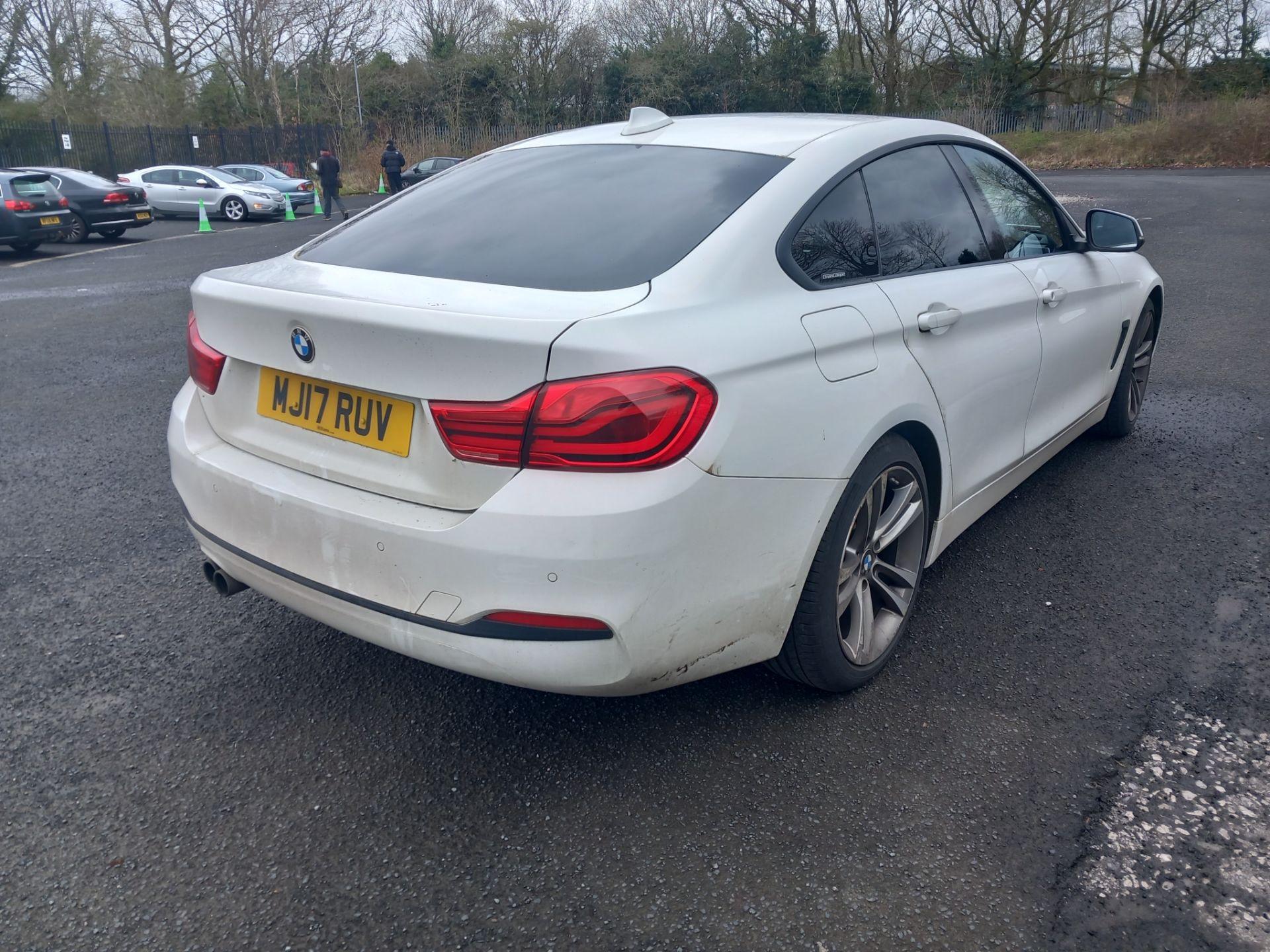 BMW 4 Series Gran Coupe 420i Sport 5 Door Auto, white, registration MJ17 RUV, first registered 16 - Image 6 of 11