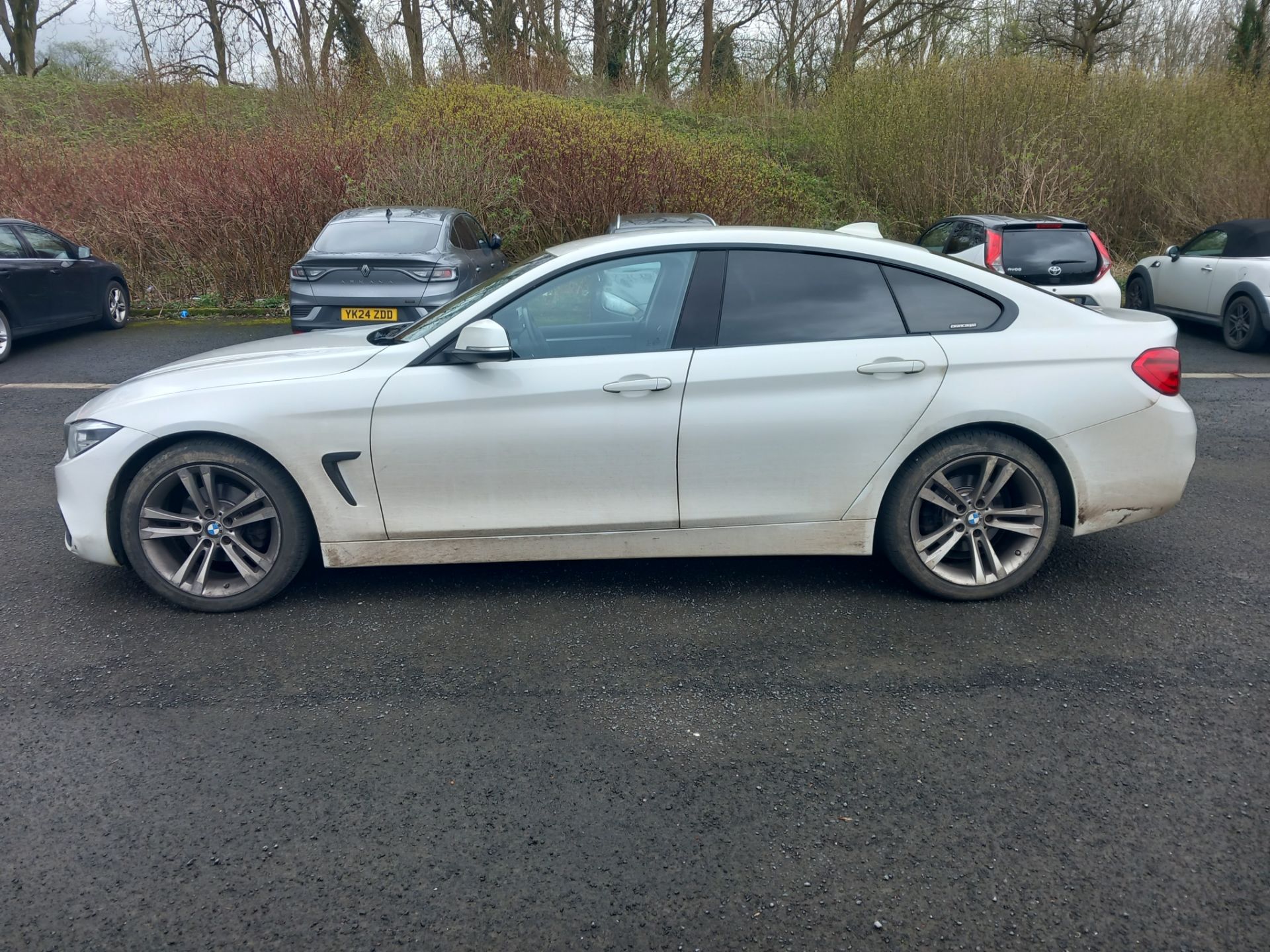 BMW 4 Series Gran Coupe 420i Sport 5 Door Auto, white, registration MJ17 RUV, first registered 16 - Image 3 of 11