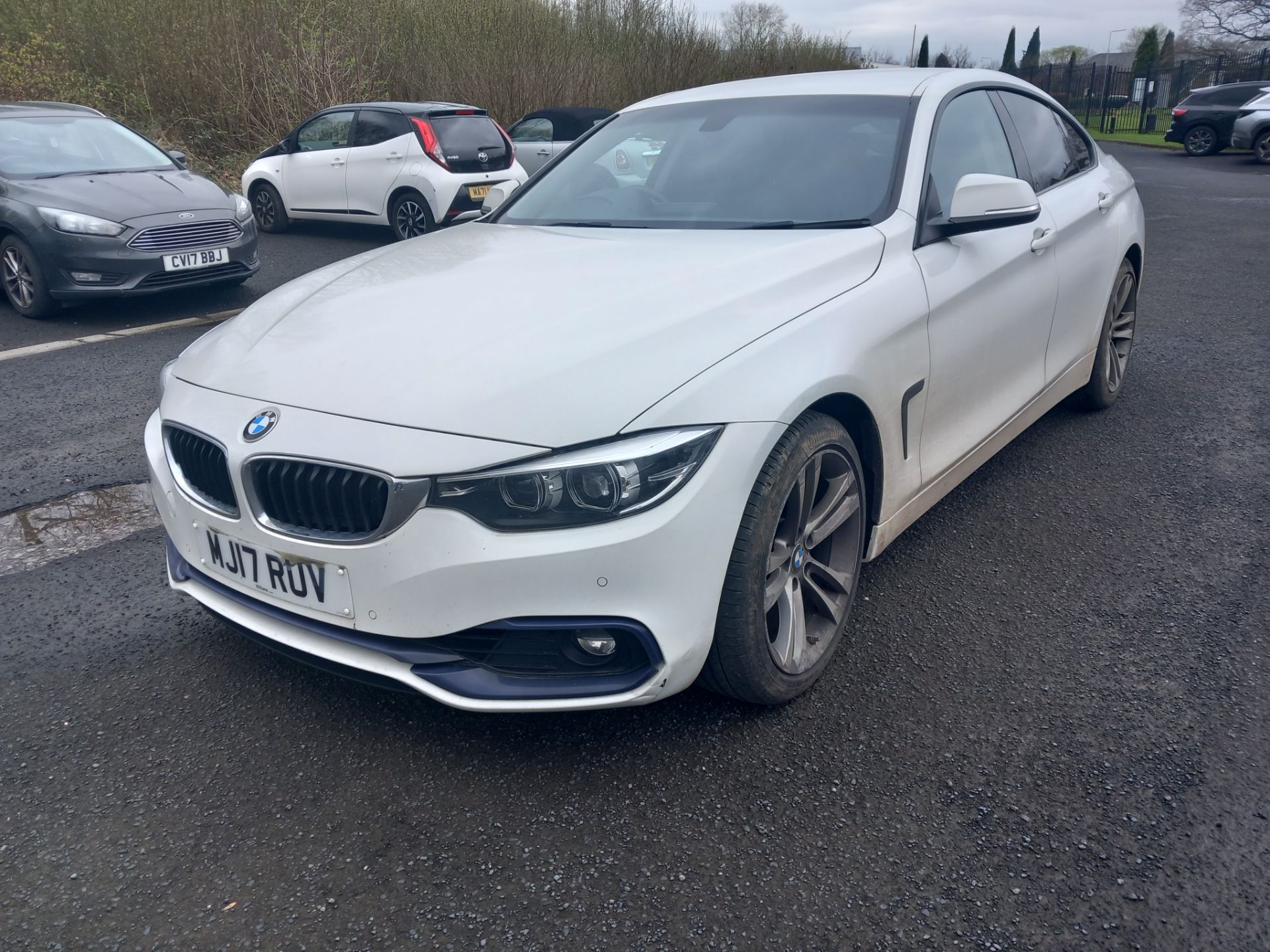 BMW 4 Series Gran Coupe 420i Sport 5 Door Auto, white, registration MJ17 RUV, first registered 16 - Image 2 of 11