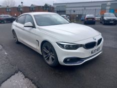 BMW 4 Series Gran Coupe 420i Sport 5 Door Auto, white, registration MJ17 RUV, first registered 16