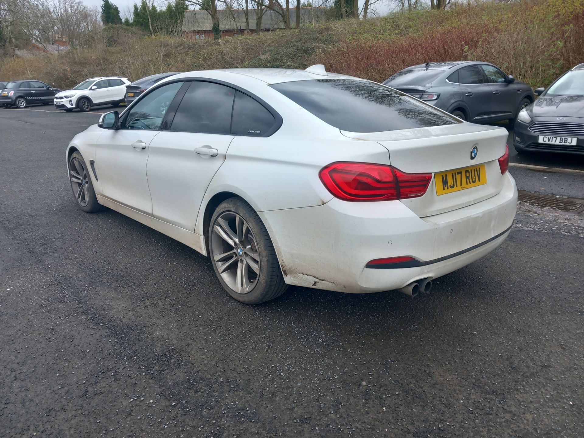 BMW 4 Series Gran Coupe 420i Sport 5 Door Auto, white, registration MJ17 RUV, first registered 16 - Image 5 of 11