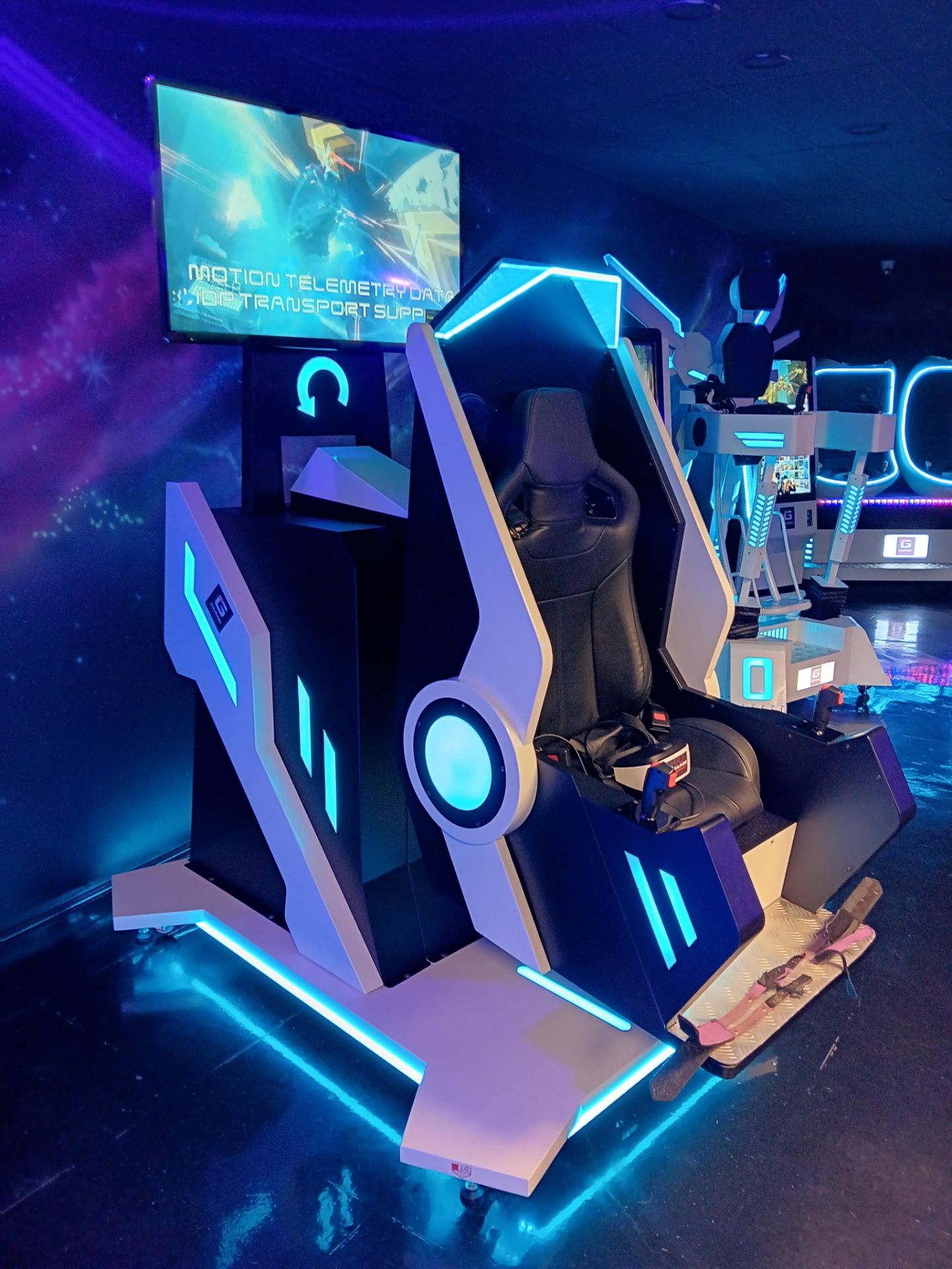 Movie Power 360 Degree VR Space Coaster – Cost New £14,400 – Buyer to Disconnect & remove from