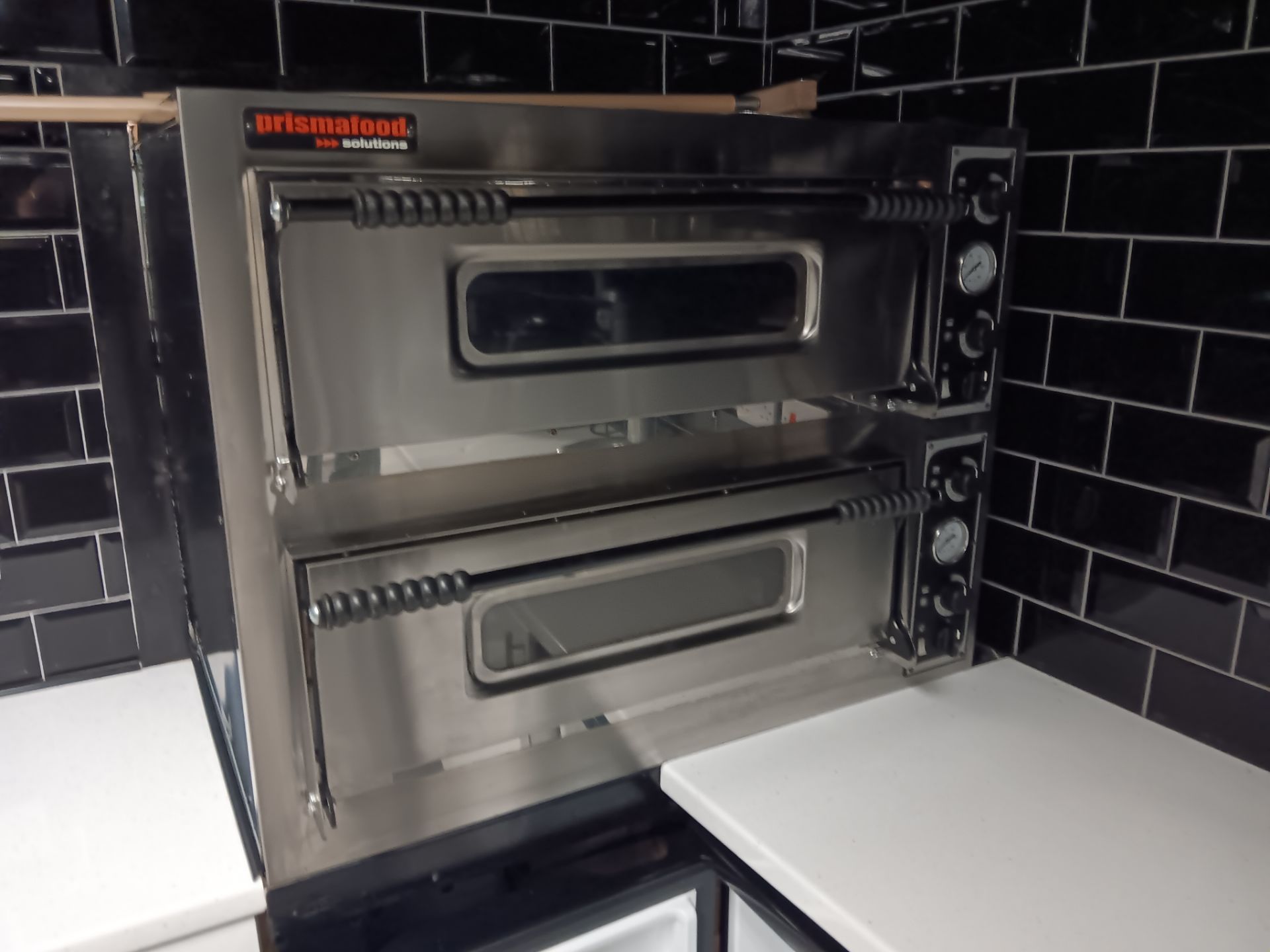 Prismafood 2-Deck Pizza Oven – Cost New £2,400 - Hard Wired - Buyer to Disconnect & Make Safe by