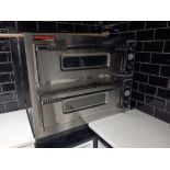 Prismafood 2-Deck Pizza Oven – Cost New £2,400 - Hard Wired - Buyer to Disconnect & Make Safe by