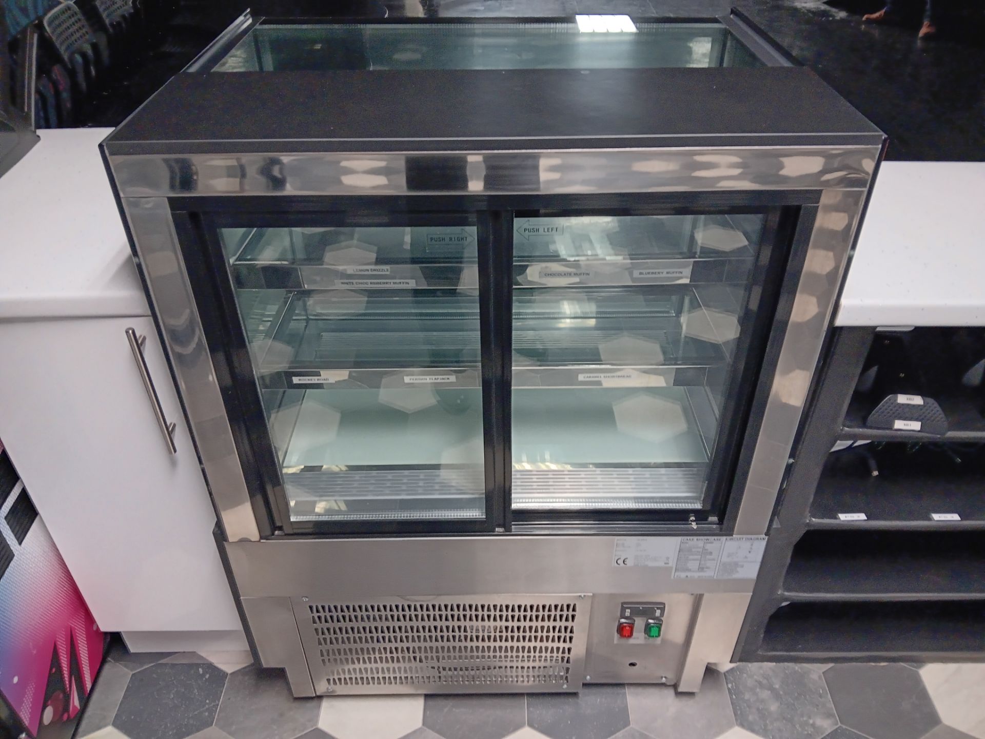 Unbranded Glass Cake Display Fridge - Image 2 of 2