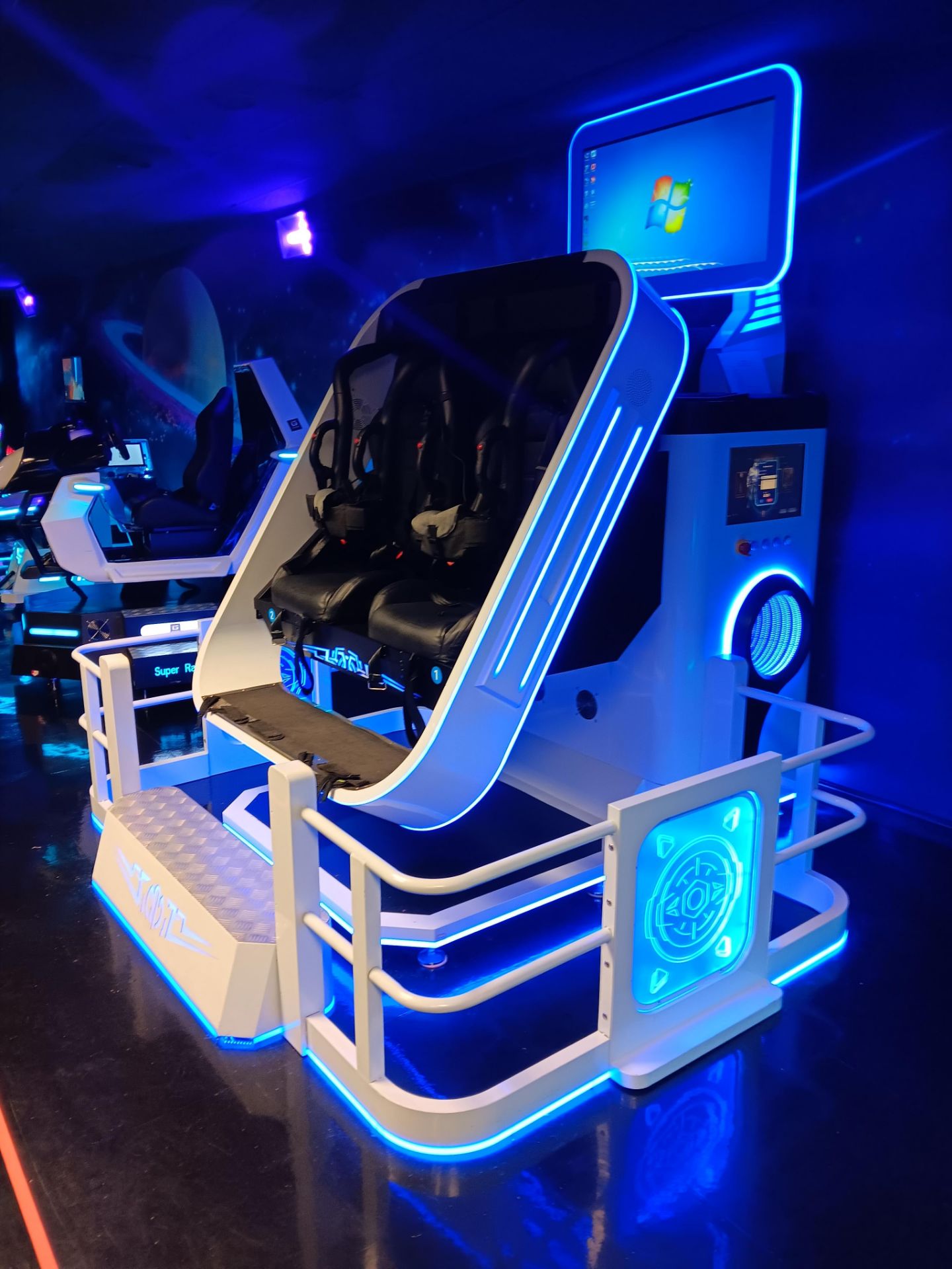 Movie Power 360 Degree 2-Person Twin Seat VR Roller Coaster Simulator – Cost New £30,000 – Buyer - Image 3 of 6