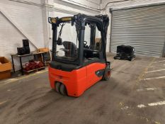 Lansing Linde E20 L Evo Electric Fork Lift Truck, 2015, Hours 2914, Serial Number H2X386F 10622,