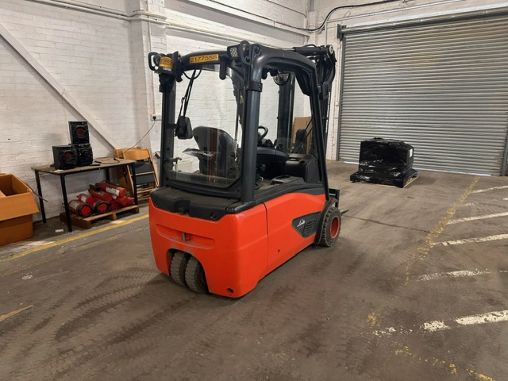 Lansing Linde E20 L Evo Electric Fork Lift Truck, 2015, Hours 2914, Serial Number H2X386F 10622,