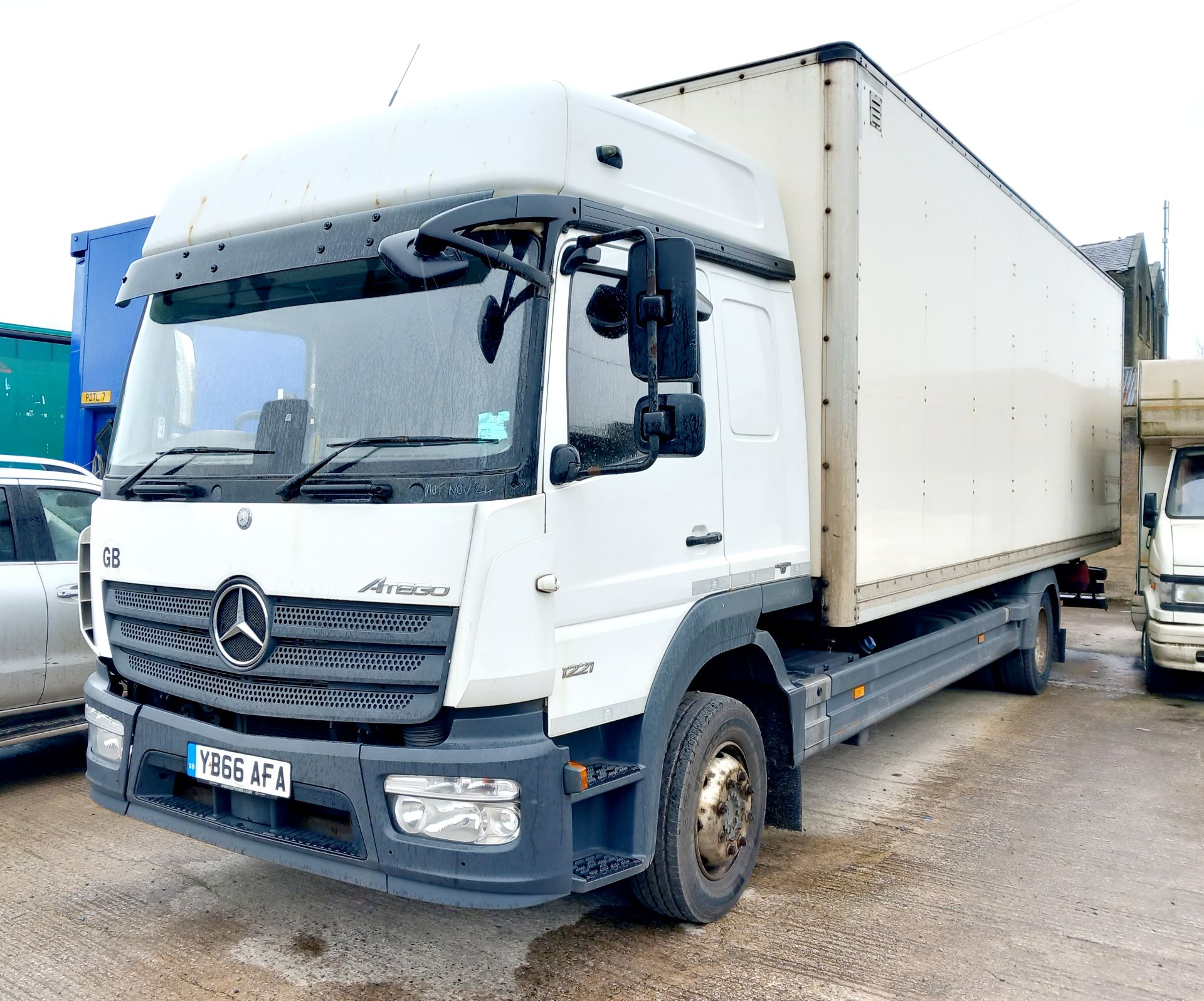 Mercedes Atego 1221 Bluetec 6 box wagon 12T, Registration YB66 AFA, 443,738 miles, MOT 30.11.2024. - Image 2 of 13