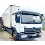 Mercedes Atego 1221 Bluetec 6 box wagon 12T, Registration YB66 AFA, 443,738 miles, MOT 30.11.2024.