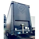 Mountracon Triaxle curtain fixed swinging deck Trailer (2015) C371783 No test (Black)