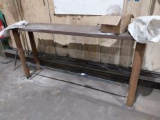2 Inhouse manufactured steel work benches