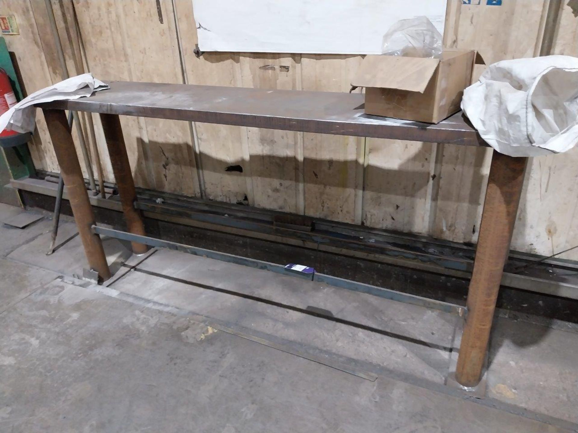 2 Inhouse manufactured steel work benches