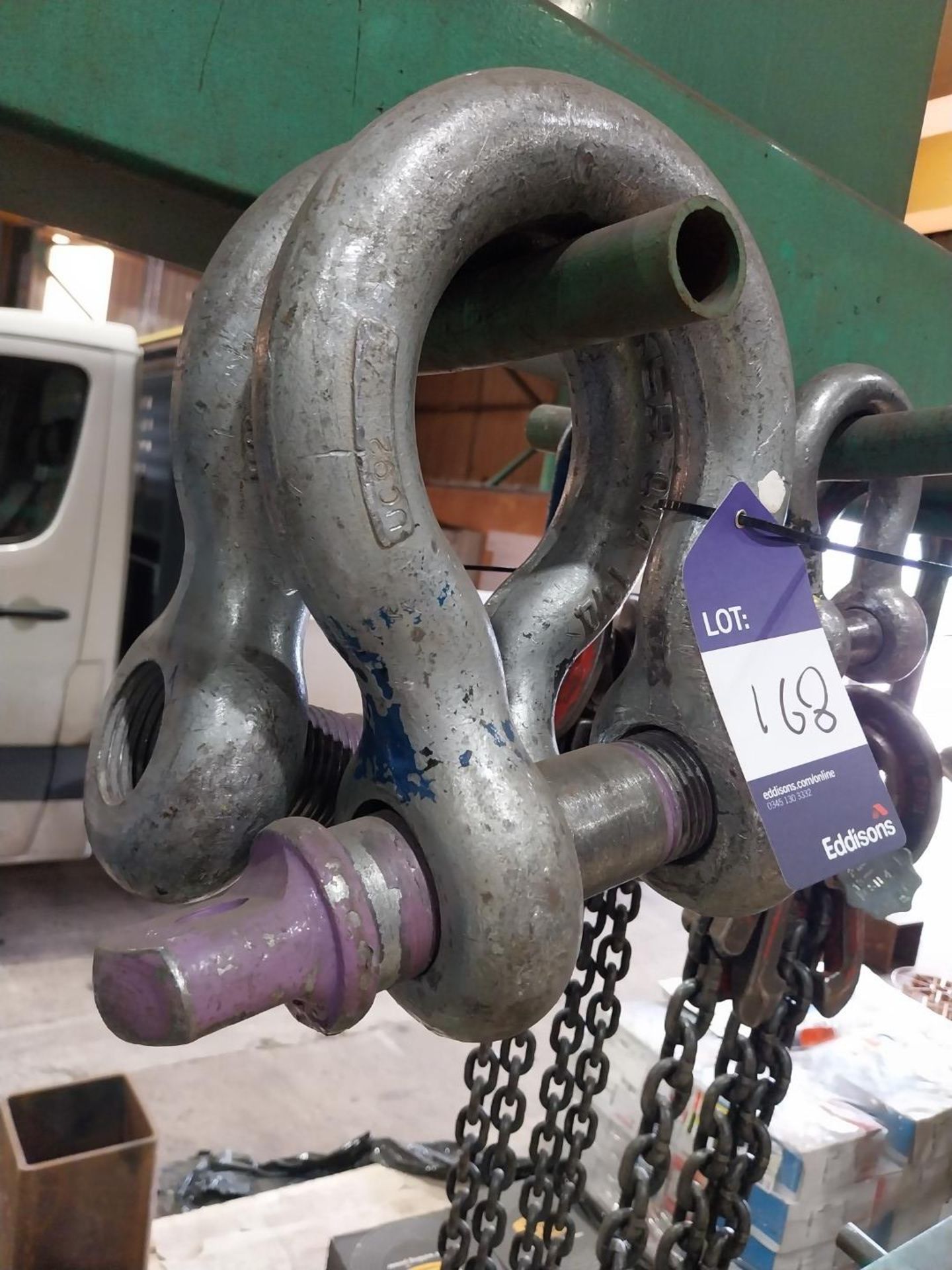 2 x Lifting shackles WLL 25T