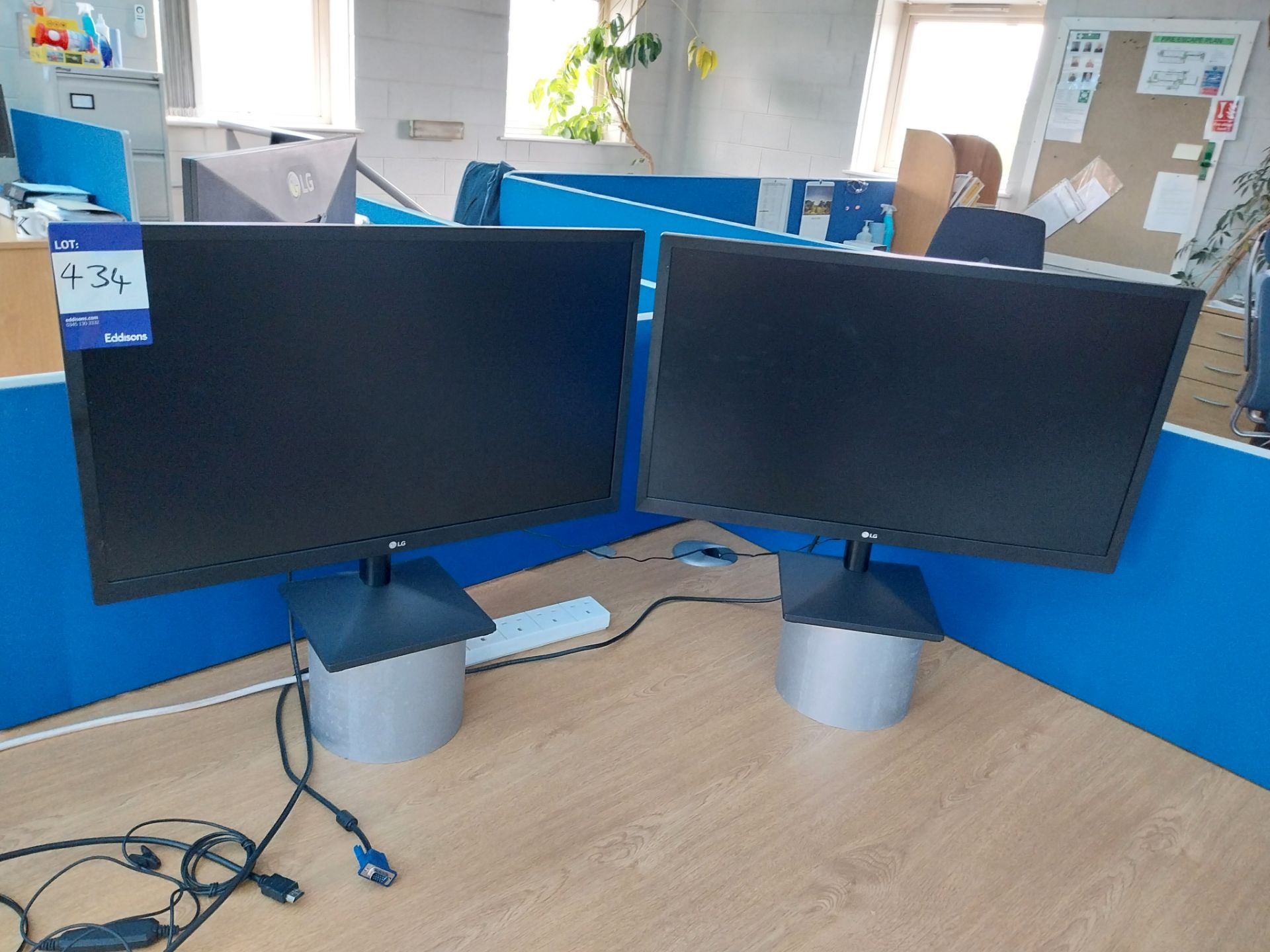 4 x Various monitors