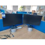 4 x Various monitors