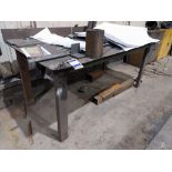 Inhouse manufactured steel workbench 2020mm (l) x 1020mm(d) x 890mm (h)