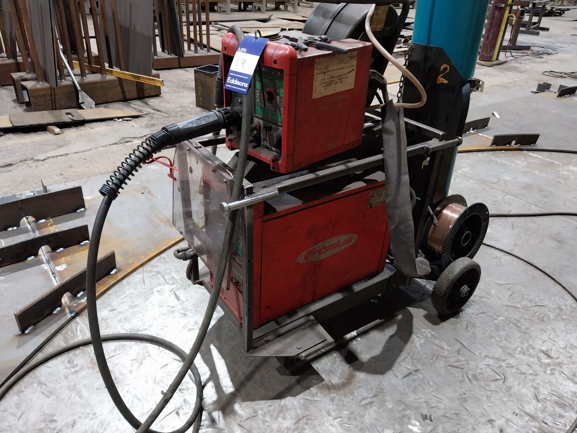 Fronius VR4000 4R/G/W/E mig welder with wire feed (bottle not included)