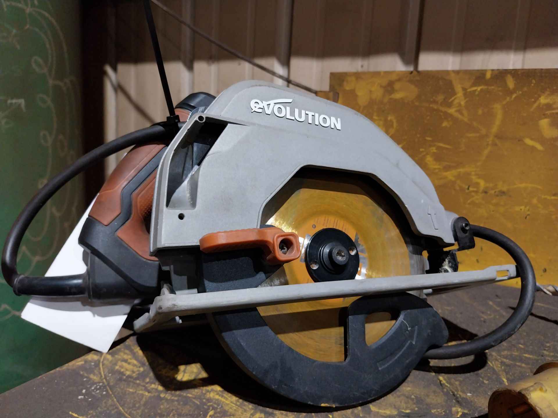 Evolution R165 165mm multi material circular saw 110v