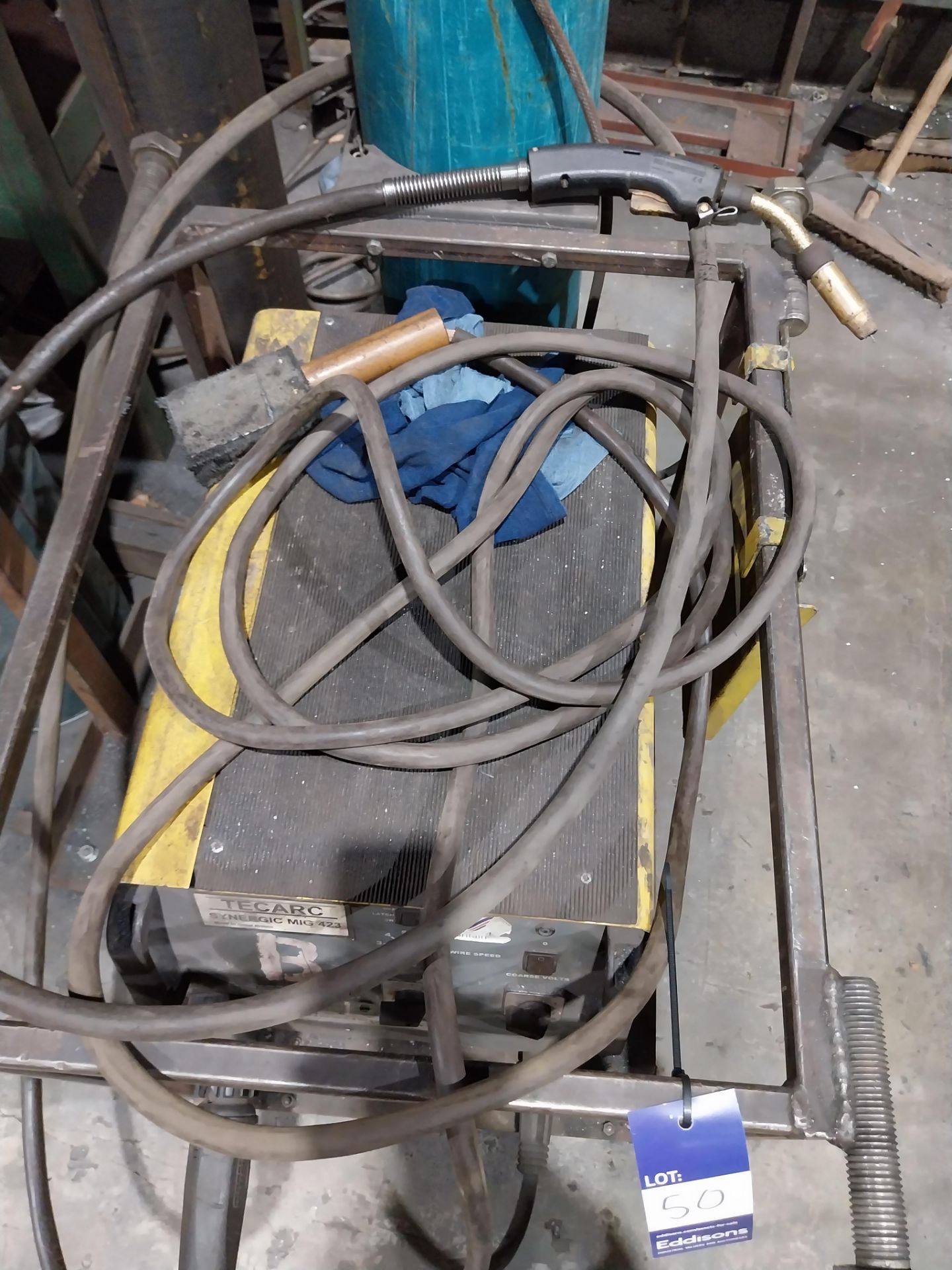 TecArc Synergic mig 423 mig welder with torch and clamp (bottle not included) - Image 3 of 4