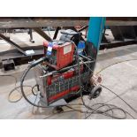 Fronius TransSynergic 4000 mig welder with VR4000 wire feed, torch and clamp (bottle not included)