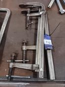 3 x F clamps