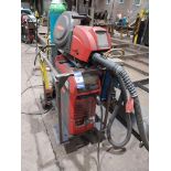 Fronius TPS400i mig welder with WF25i wire feed, Binzel FES-200 W3 extractor, torch and clamp (