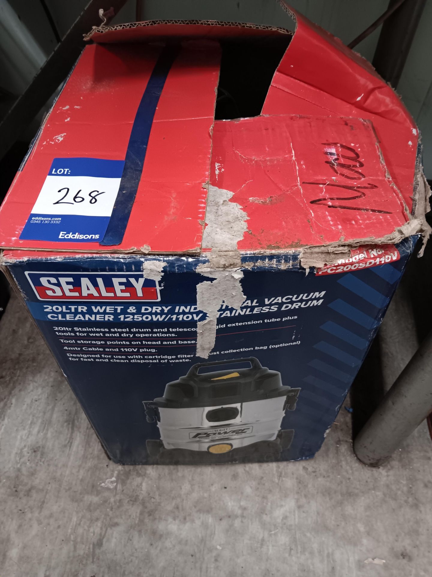Sealey 20 Ltr wet and dry vacuum cleaner