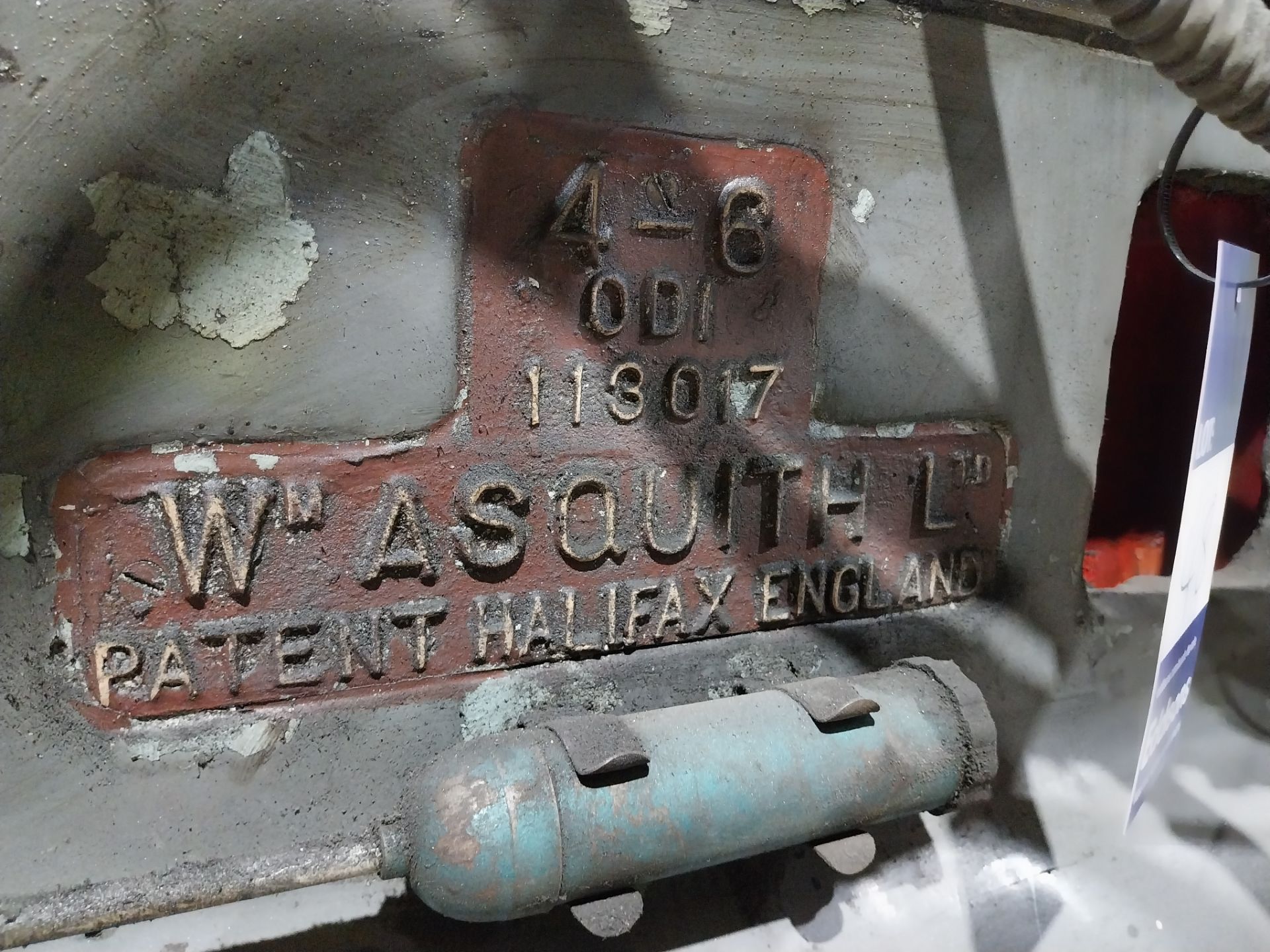 Asquith 21811 radial arm drill with steel block, Serial number 001. 8938, assembly no. FS1548, - Image 2 of 8