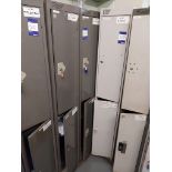 2 x Two door personnel lockers