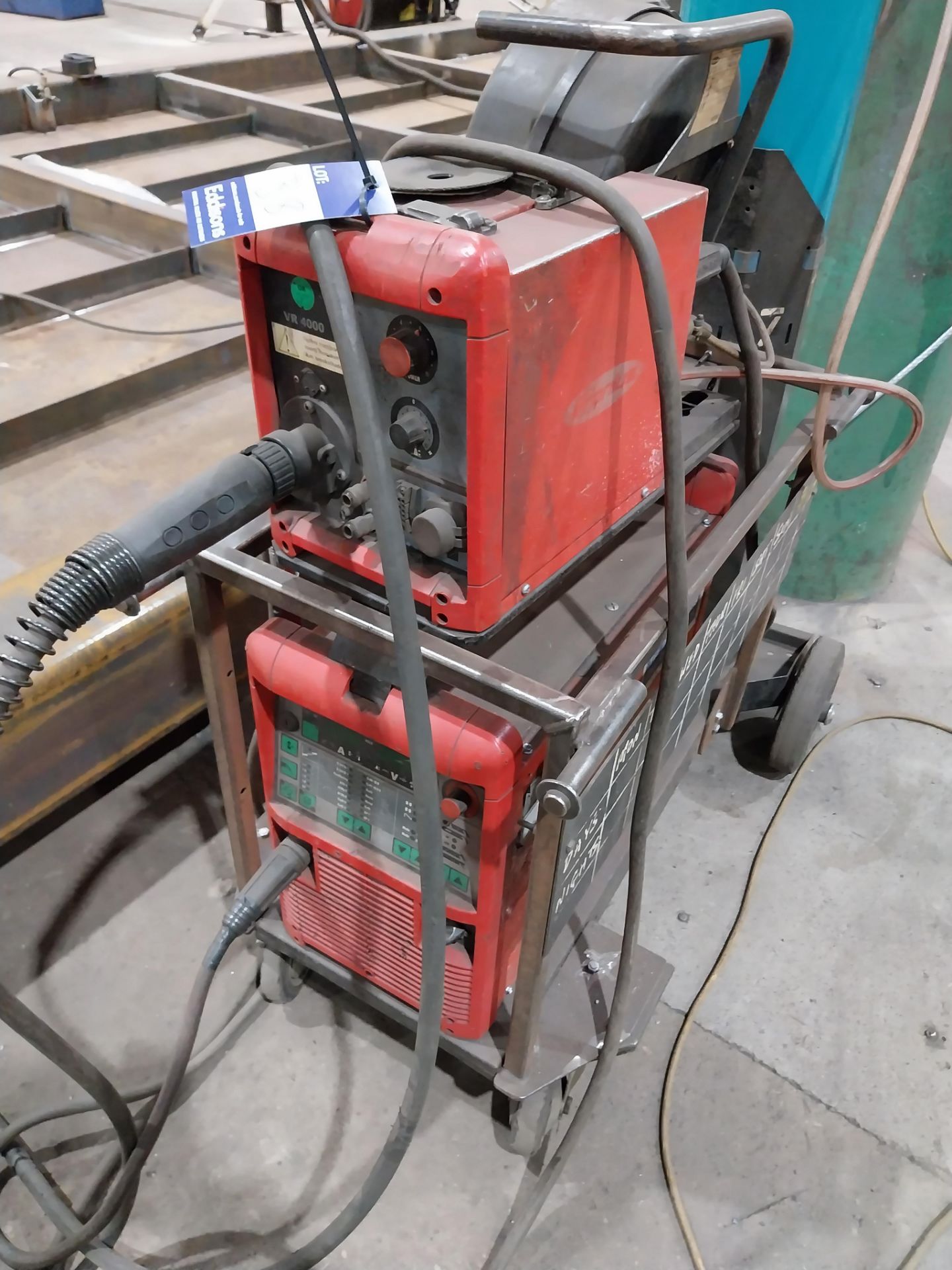 Fronius TransSynergic 4000 mig welder with VR4000 wire feed (bottle not included)