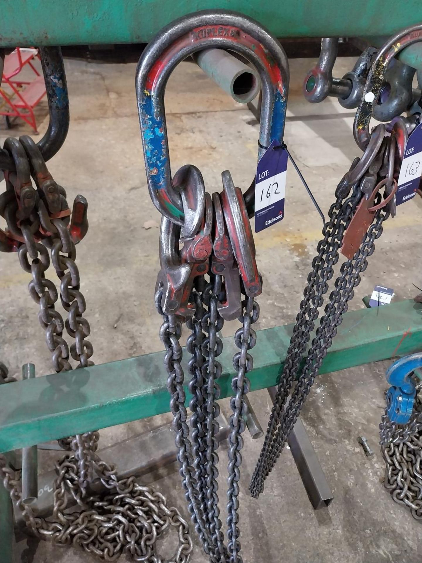 2 x leg lifting chain with shorteners 7.5T