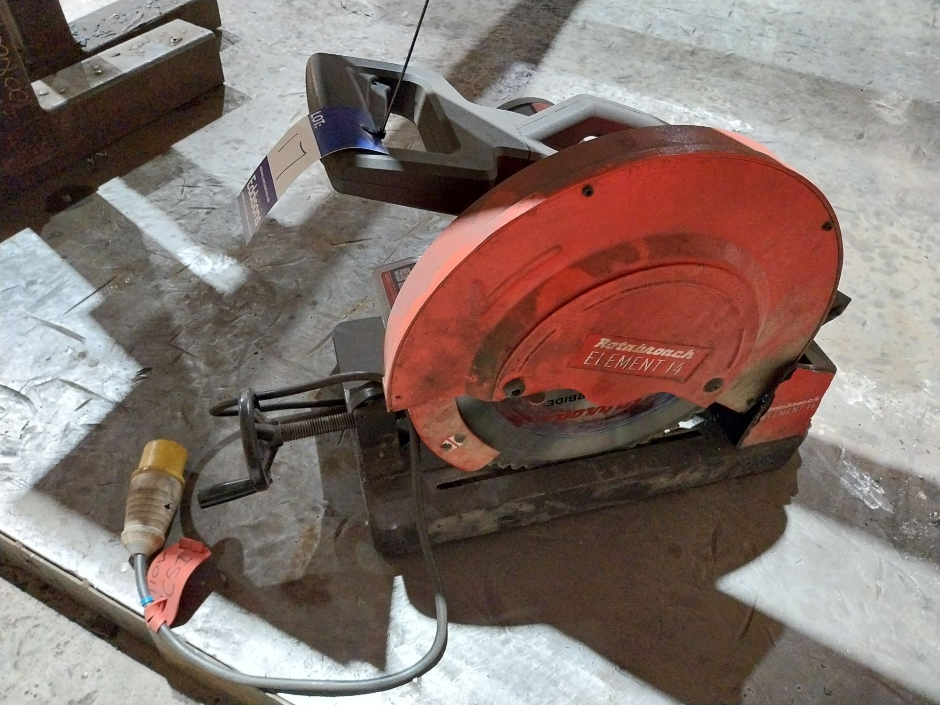 Rotabroach element 14/1 14” blade steel cutting chop saw - Image 3 of 4