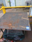 Steel workbench