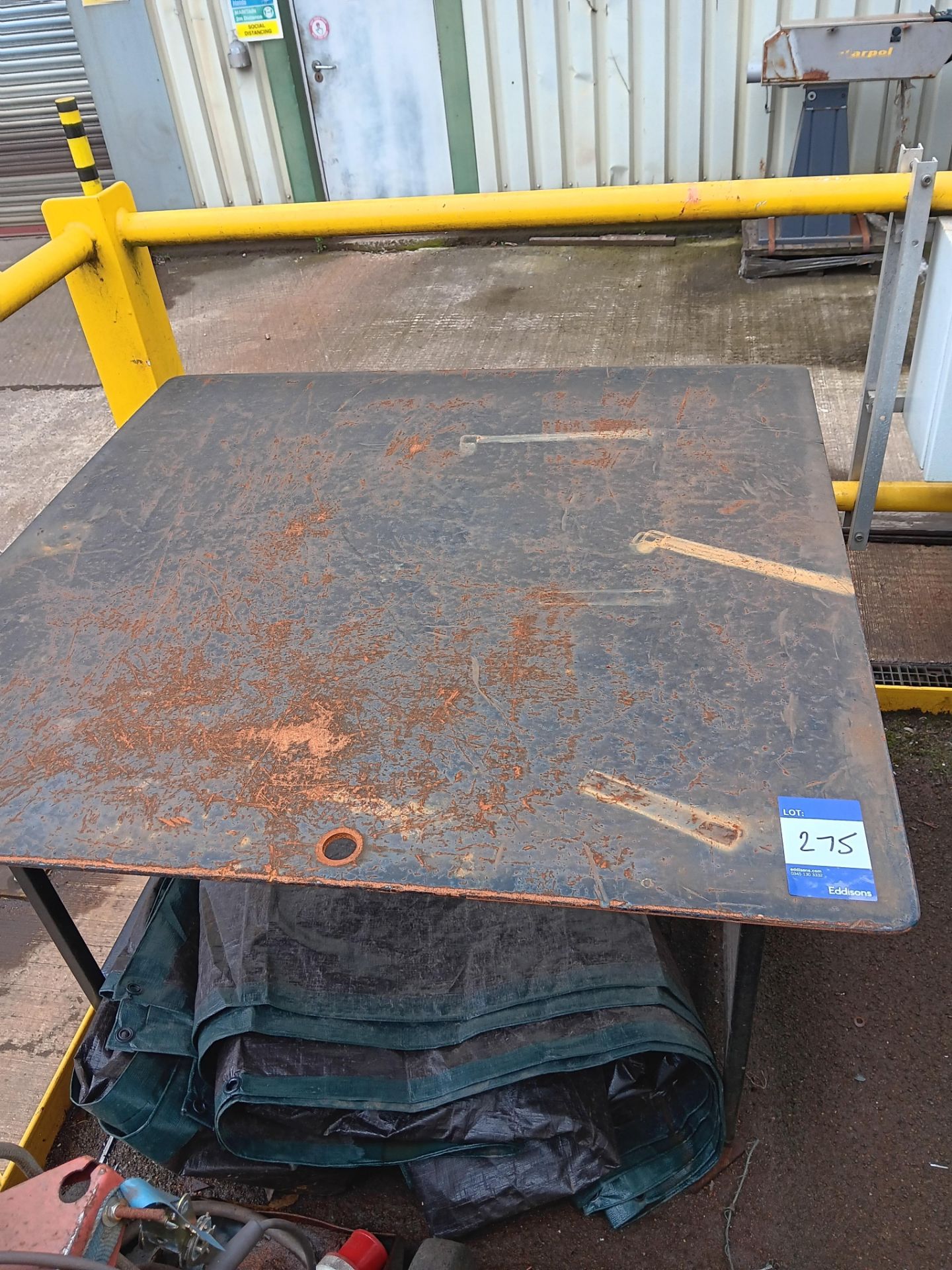 Steel workbench