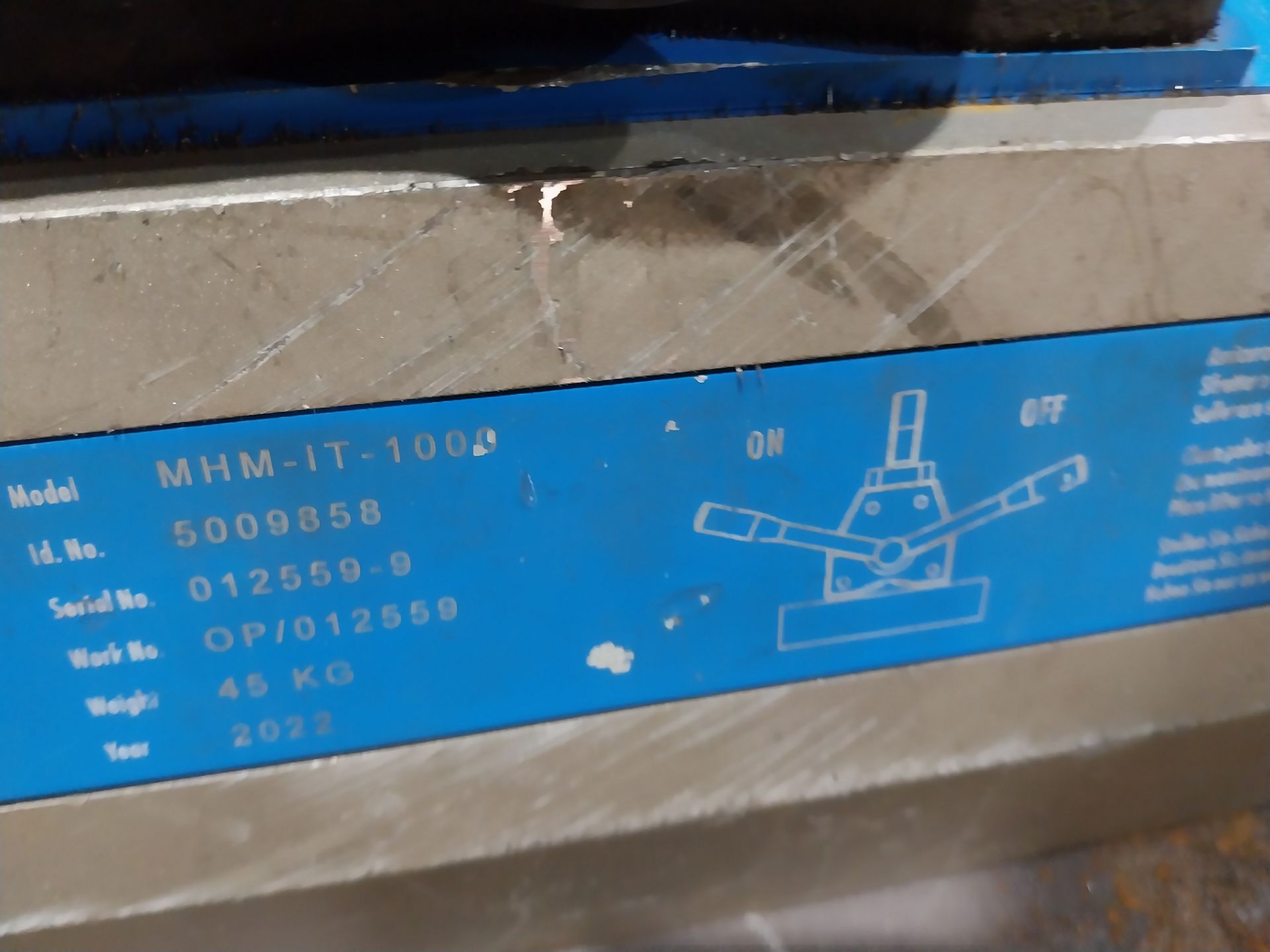 SPD MHM-IT-1000 magnetic neodymium lever lifter Year 2022 - Image 2 of 4