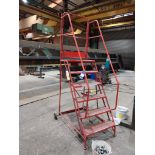 Lansford 6 tread mobile platform stairs