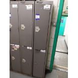 2 x Two door personnel lockers