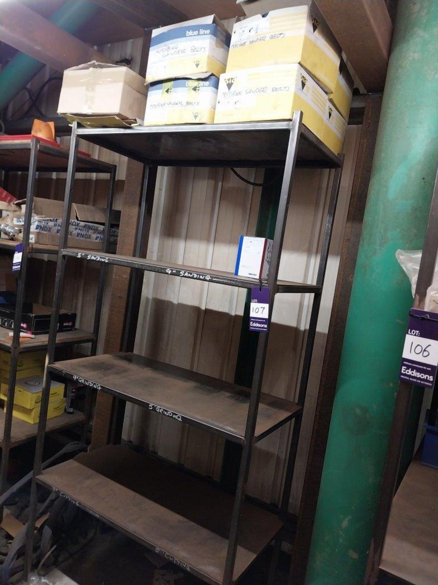 4 tier steel shelving unit