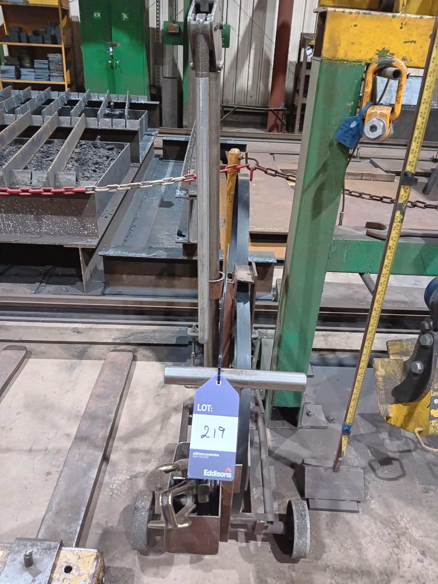 Steel banding station