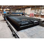 Tech Serve GP5000 profile cutting machine, 3 cutting heads, 4m cutting width, 11m long bed x 3.5m