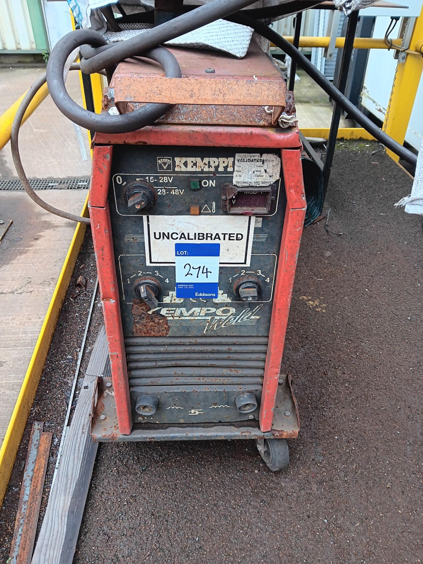 Decommissioned kempo weld welder