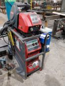 Fronius Transsteel 5000 Pulse mig welder with VR5000 wire feed, Binzel FES-200 W3 extractor (