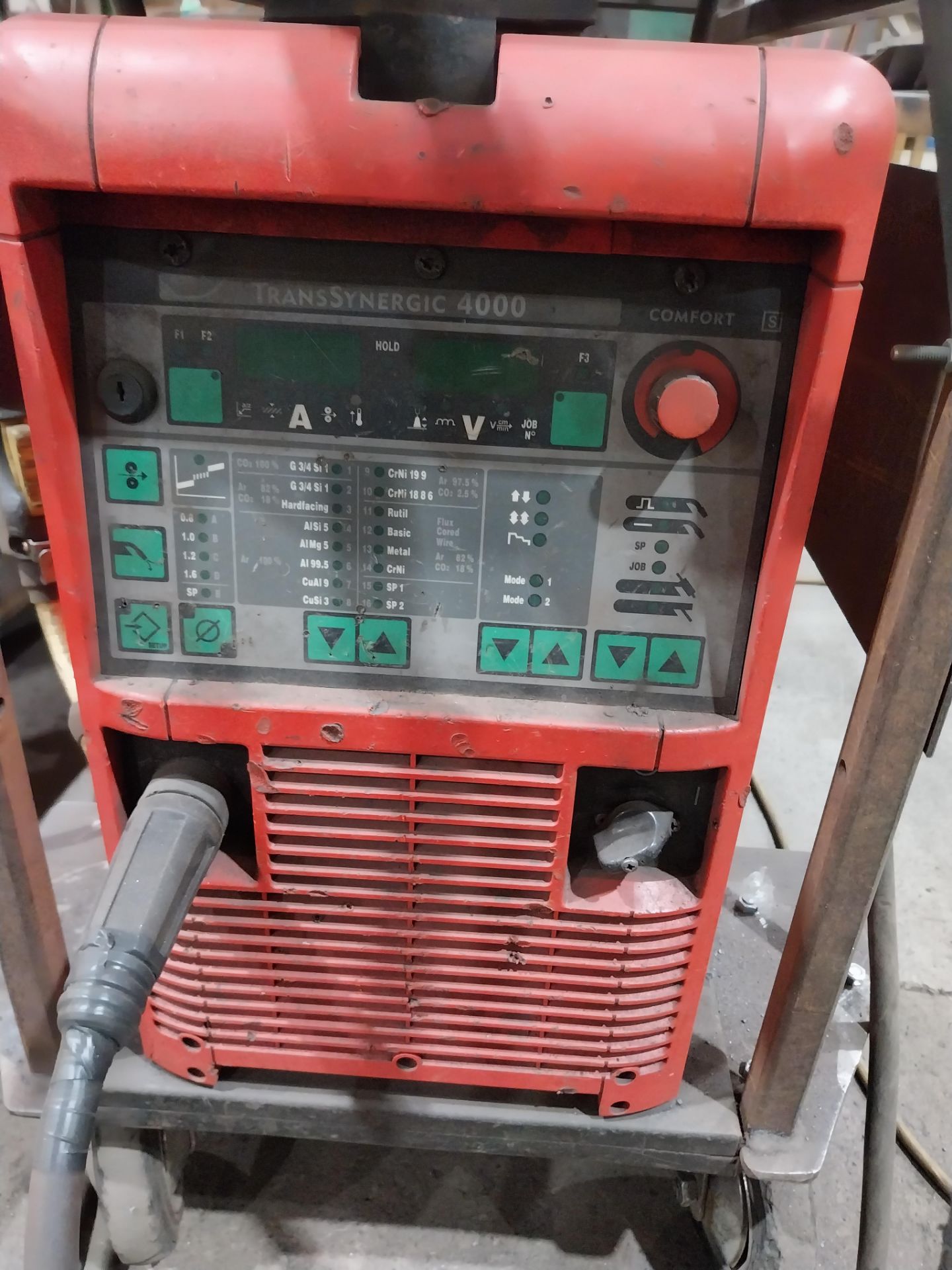 Fronius TransSynergic 4000 mig welder with VR4000 wire feed (bottle not included) - Bild 2 aus 5
