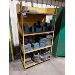 4 tier steel rack with large quantity of cut steel