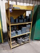 4 tier steel rack with large quantity of cut steel