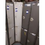 2 x Two door personnel lockers