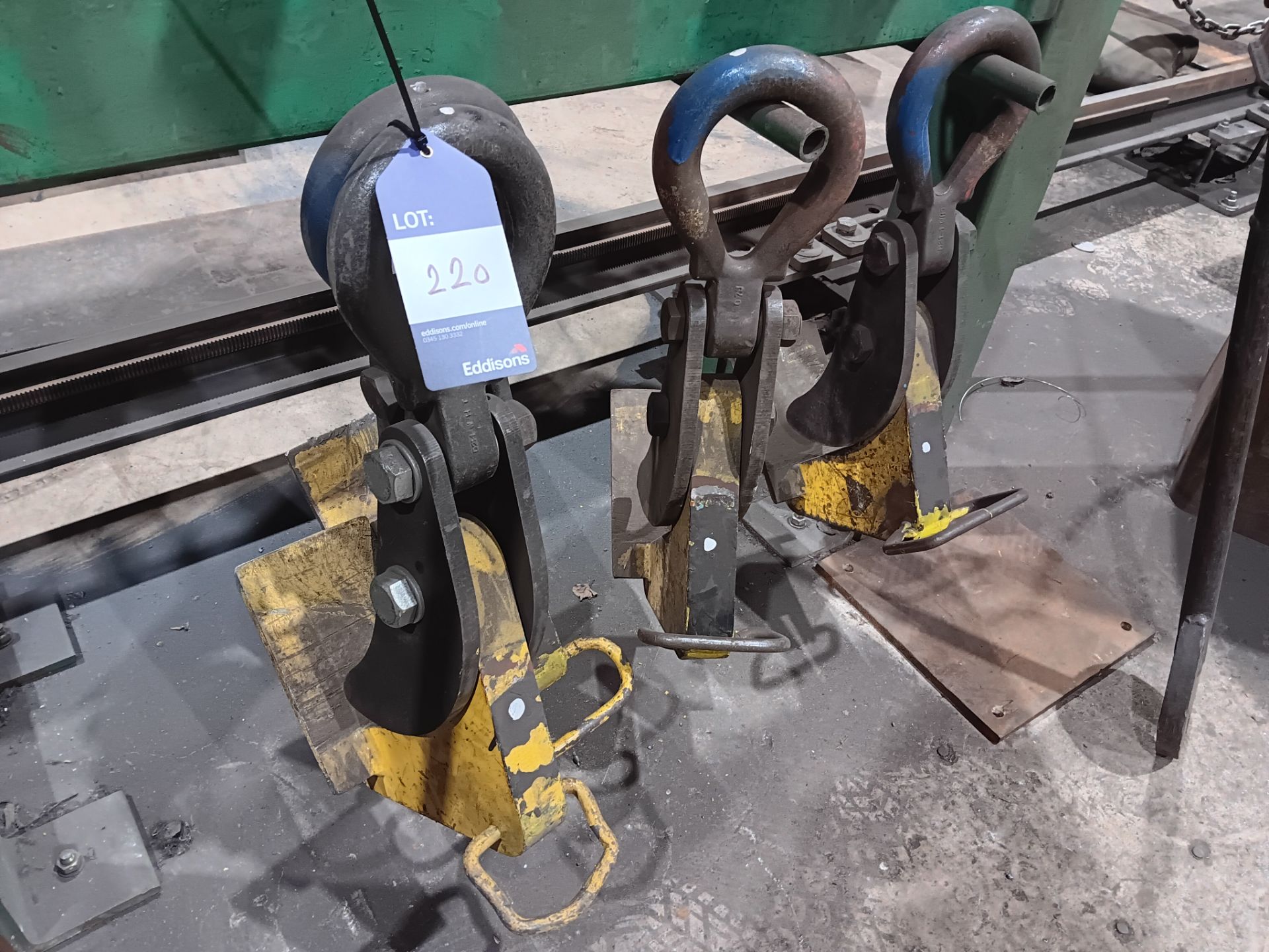 4 x Camlok CH6000L plate lifting hooks - Image 2 of 3